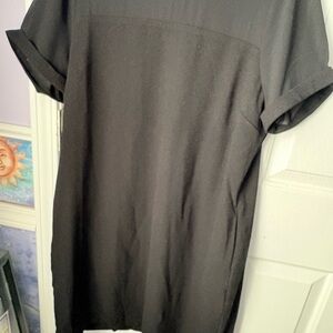 Eesome Elegant Black Chiffon Dress